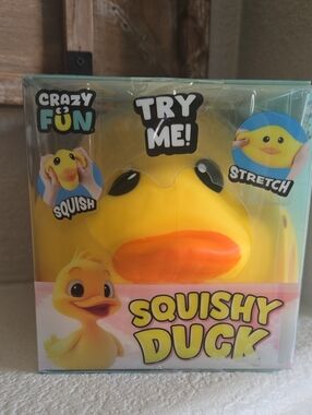 New Crazy Fun Squishy Duck Toy - Yellow